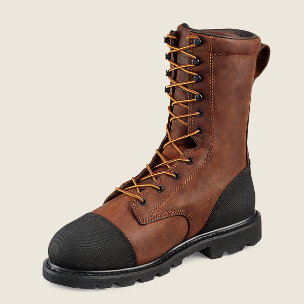 Bottes de Sécurité Red Wing - Truwelt - 10-Inch Insulated Waterproof Toe Metguard - Marron/Noir - Ho